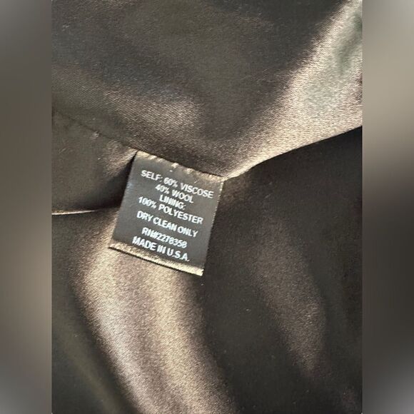 Randy Kemper wool blend red three button jacket NWT size 12 pockets 3/4 Sleeves - Picture 12 of 13